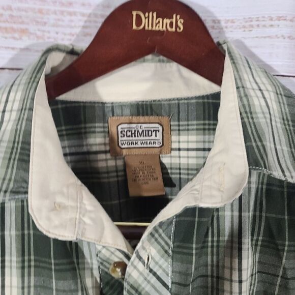 CE Schmidt Workwear Plaid Button Up shirt - XL - Picture 3 of 4